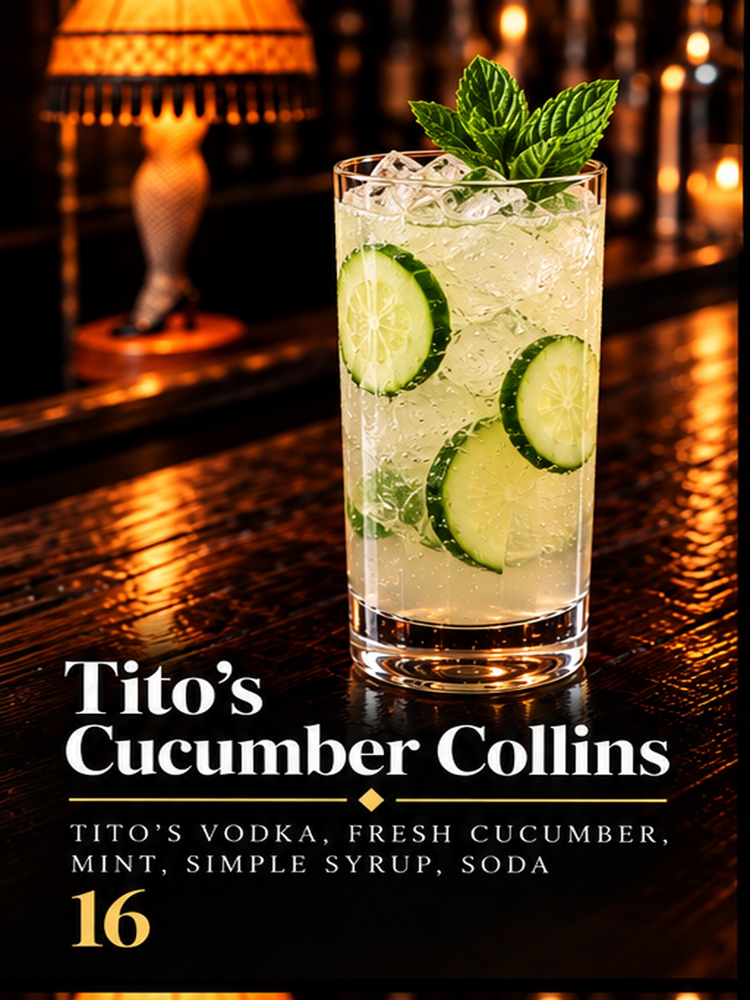 Tito’s Cucumber Collins